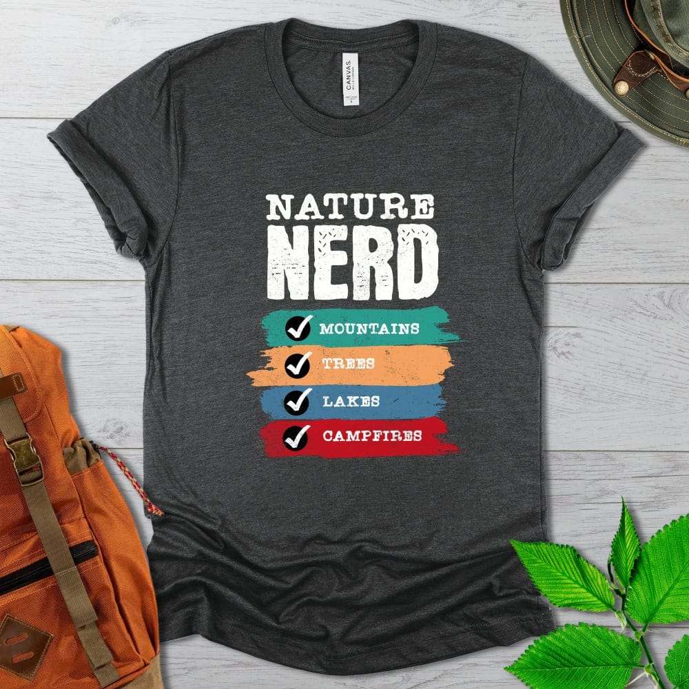 Nature Nerd Checklist Tshirt