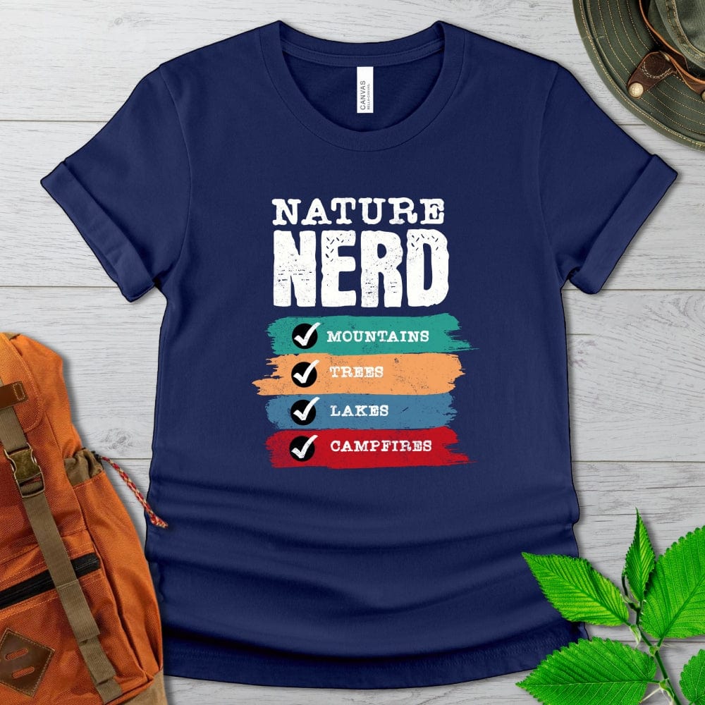 Nature Nerd Checklist Tshirt