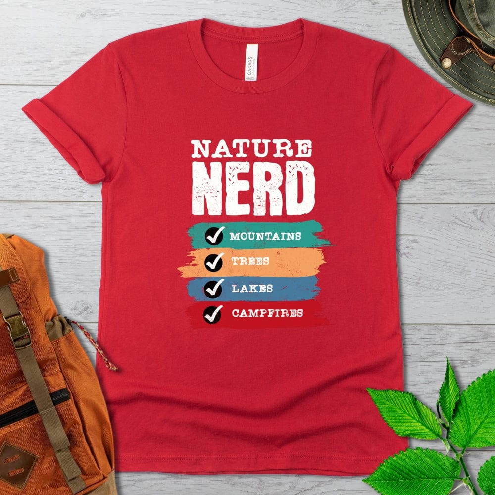 Nature Nerd Checklist Tshirt