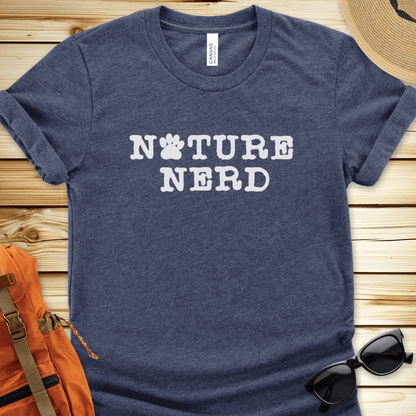 Nature Nerd Paw Print Tshirt