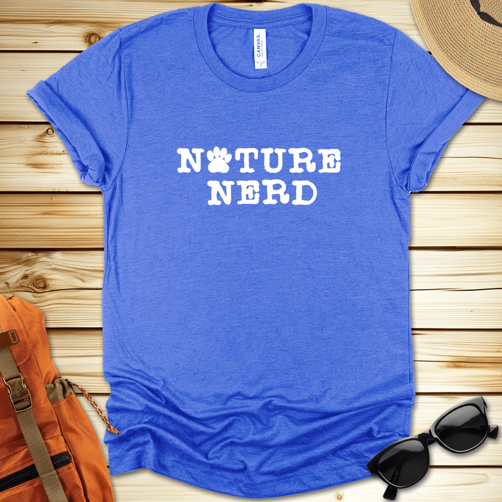 Nature Nerd Paw Print Tshirt