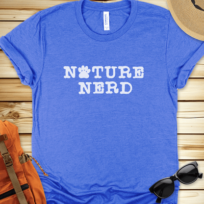 Nature Nerd Paw Print Tshirt