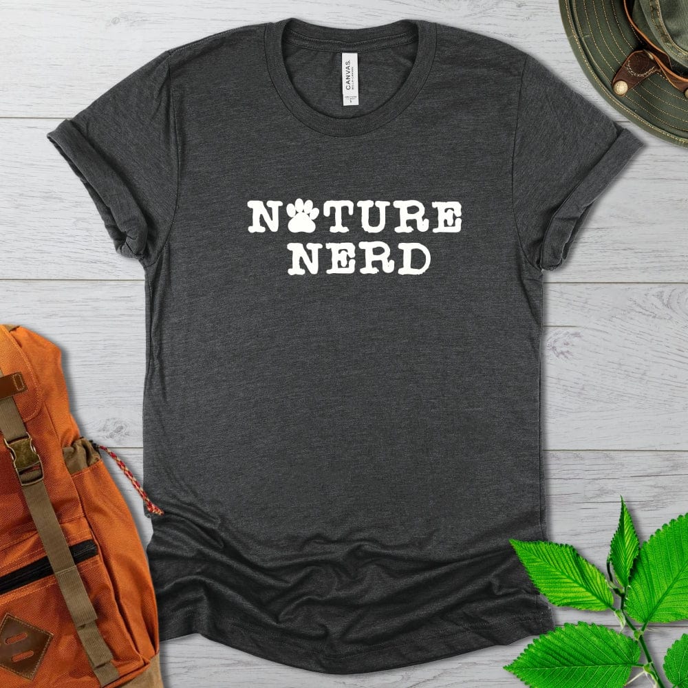 Nature Nerd Paw Print Tshirt