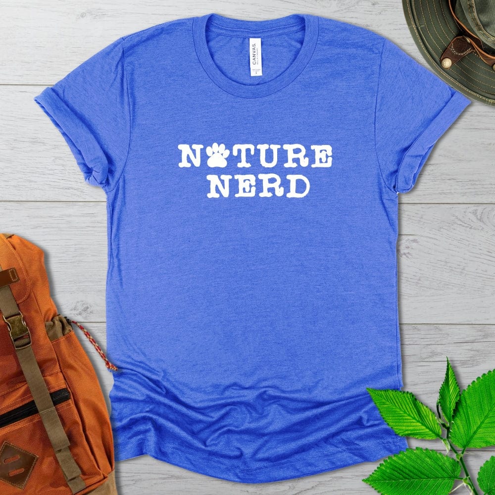 Nature Nerd Paw Print Tshirt