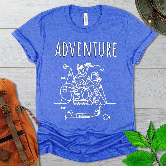 Mountain Adventure Illustration Tshirt