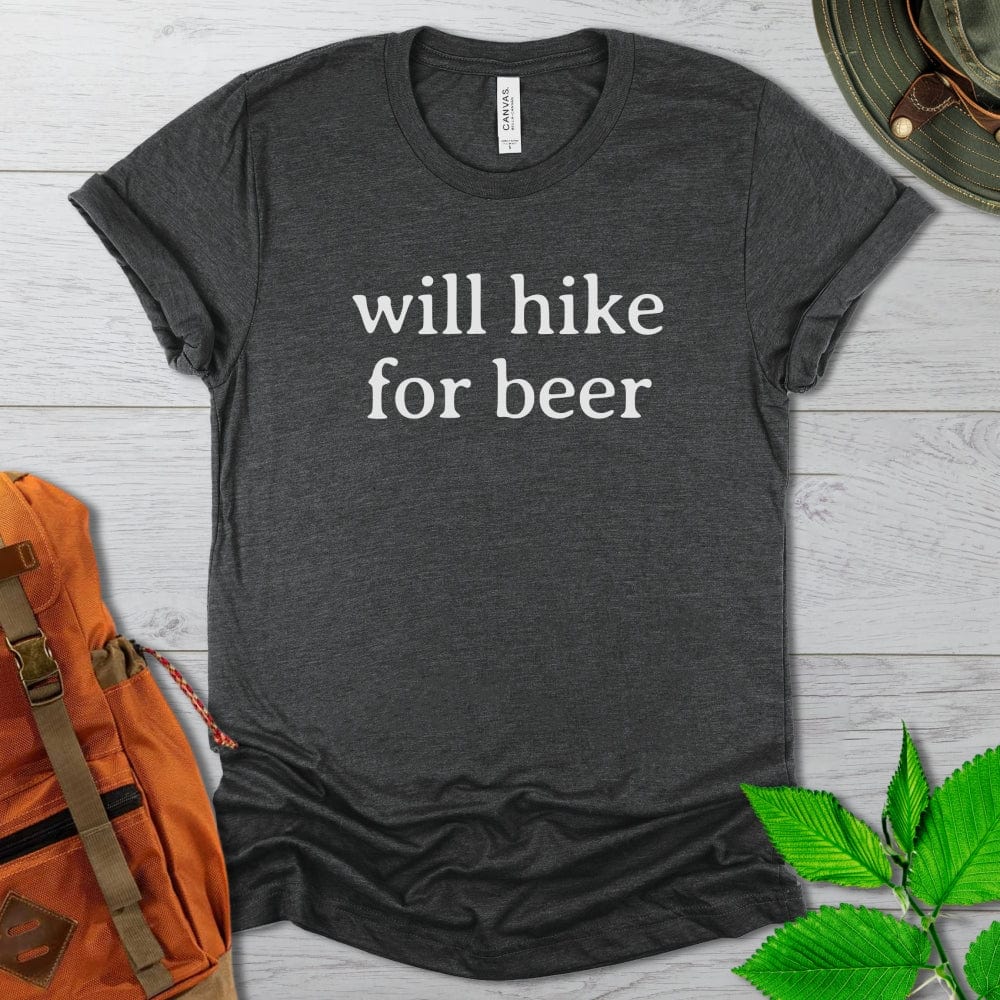 Will Hike For Beer Tshirt