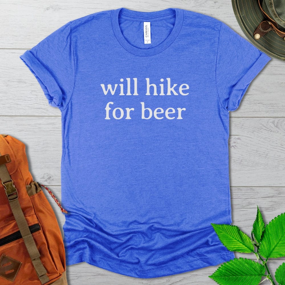 Will Hike For Beer Tshirt