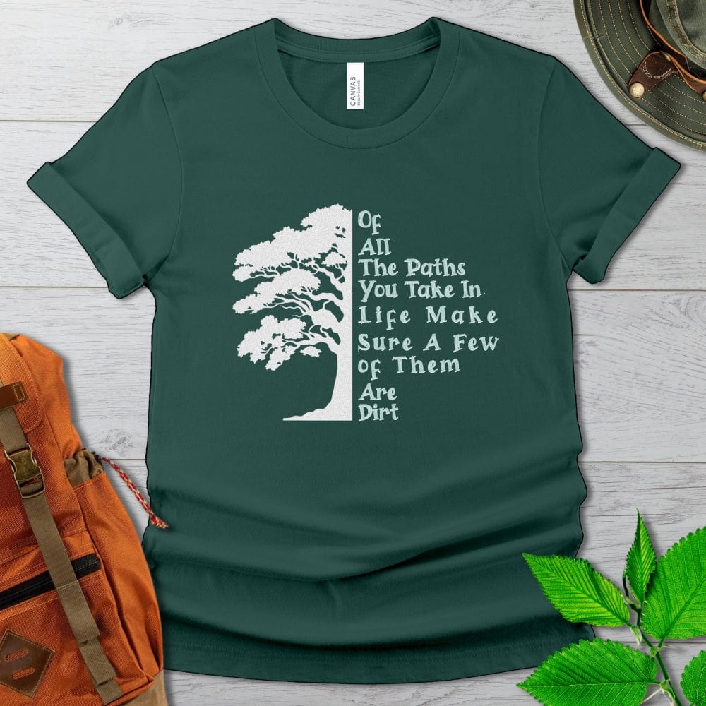 John Muir Dirt Path Quote Tshirt