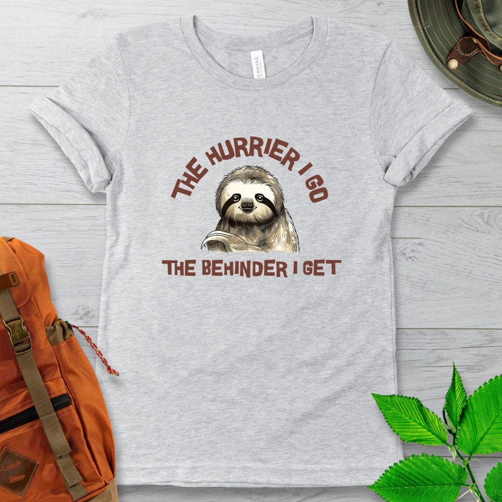 Tree Sloth The Behinder I Get Tshirt