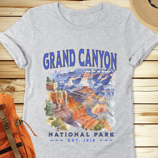 Grand Canyon National Park Watercolor Tshirt