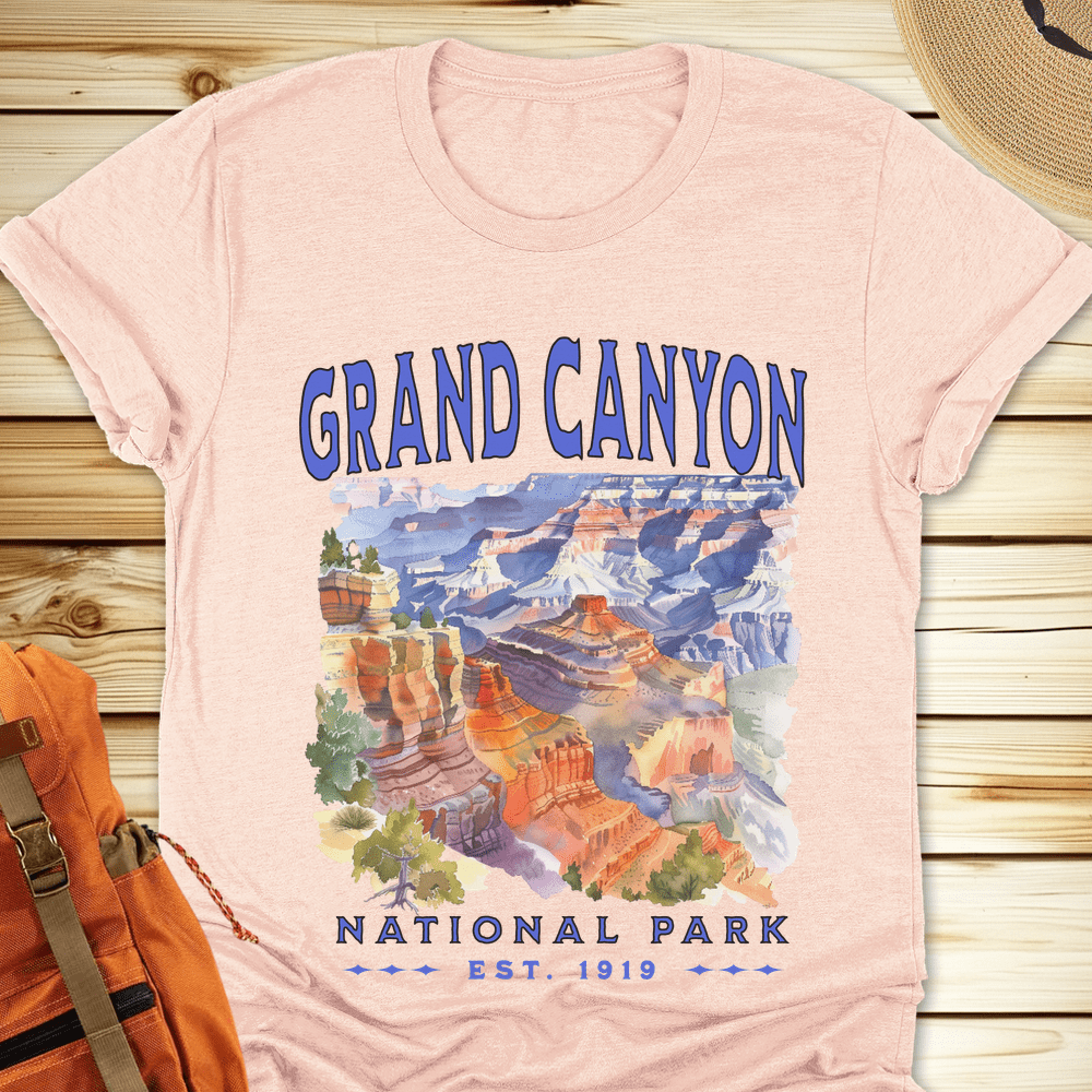 Grand Canyon National Park Watercolor Tshirt