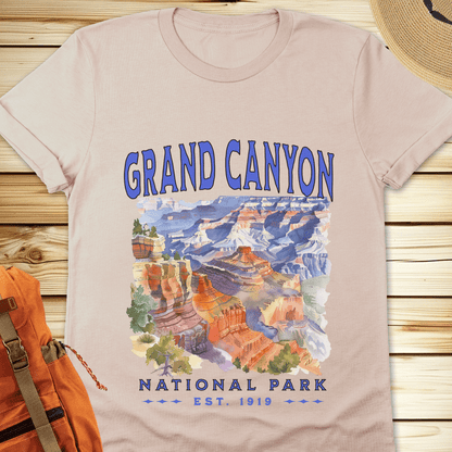 Grand Canyon National Park Watercolor Tshirt