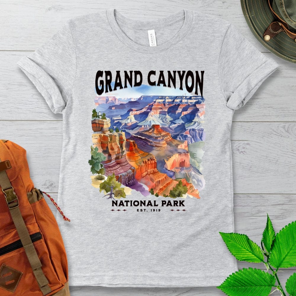 Grand Canyon National Park Watercolor Tshirt