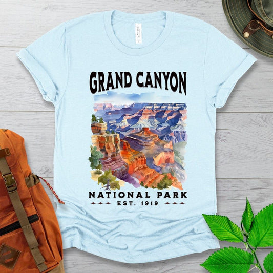 Grand Canyon National Park Watercolor Tshirt