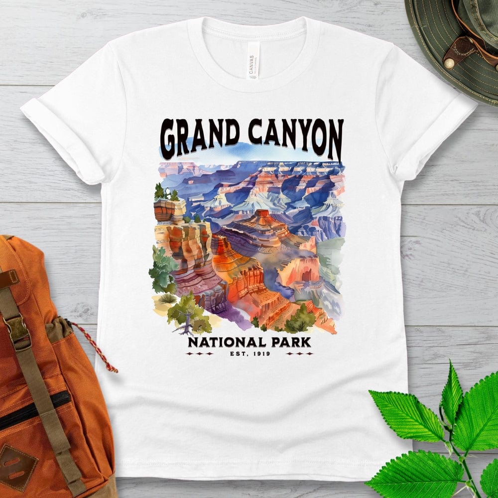 Grand Canyon National Park Watercolor Tshirt