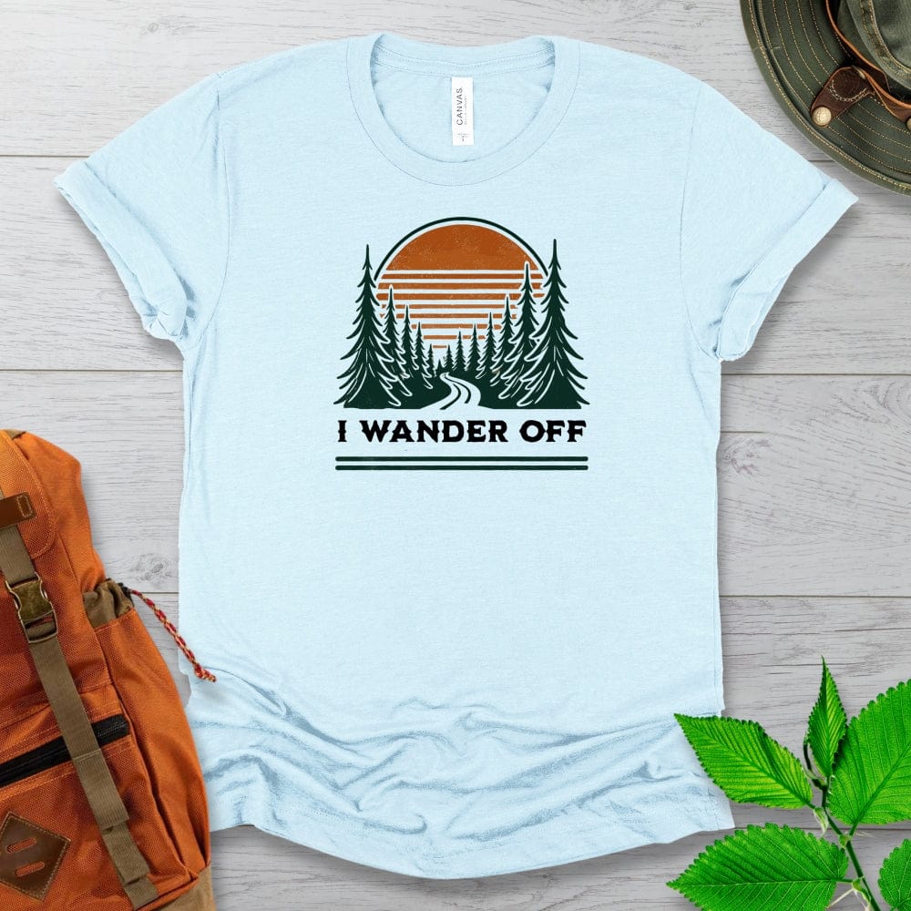 I Wander Off Hiking Tshirt