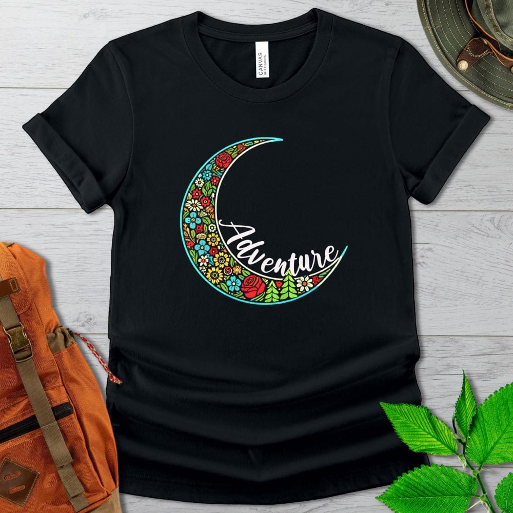 Simple Adventure Crescent Moon Tshirt