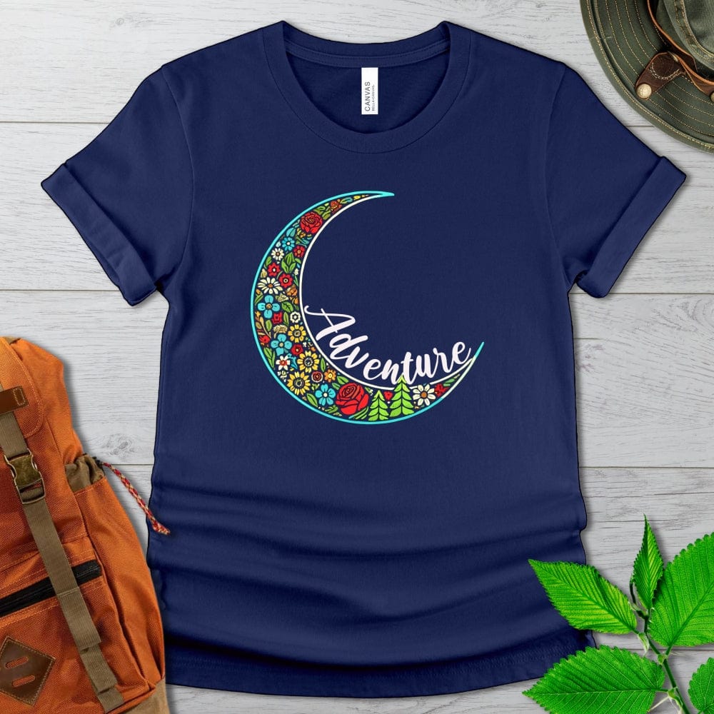 Simple Adventure Crescent Moon Tshirt