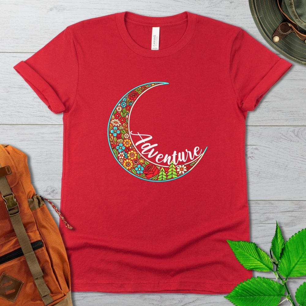 Simple Adventure Crescent Moon Tshirt