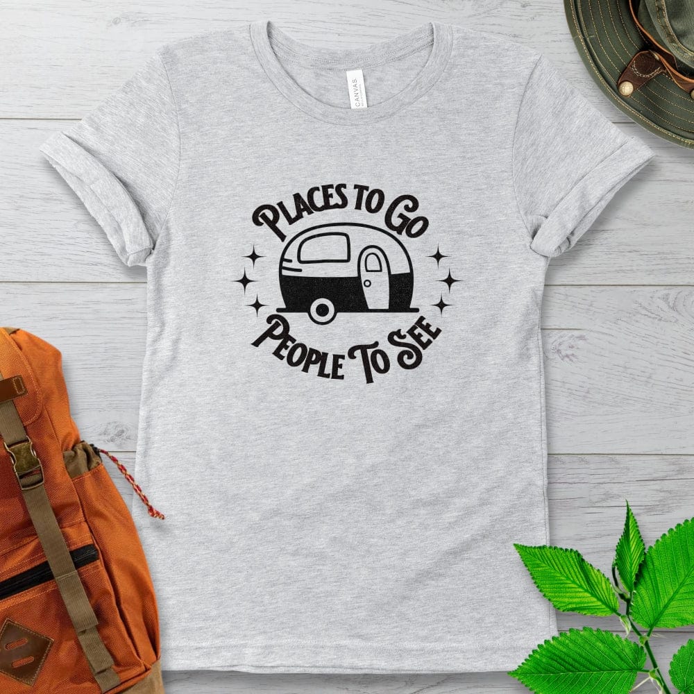 Places To Go Camper Tshirt