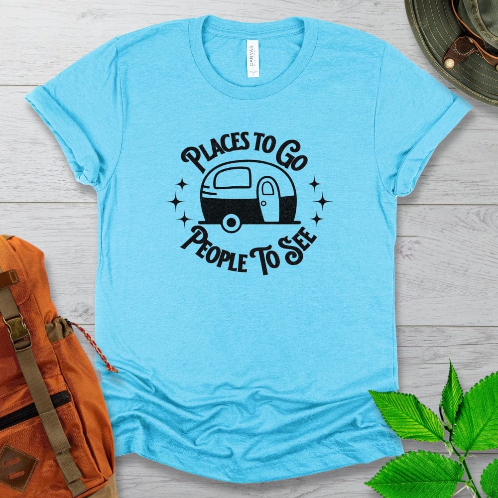 Places To Go Camper Tshirt