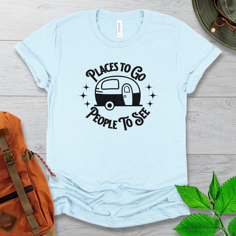 Places To Go Camper Tshirt