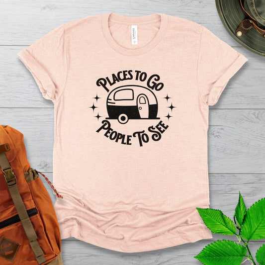 Places To Go Camper Tshirt