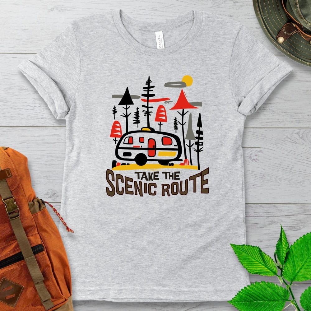 Take the Scenic Route Camper Tshirt