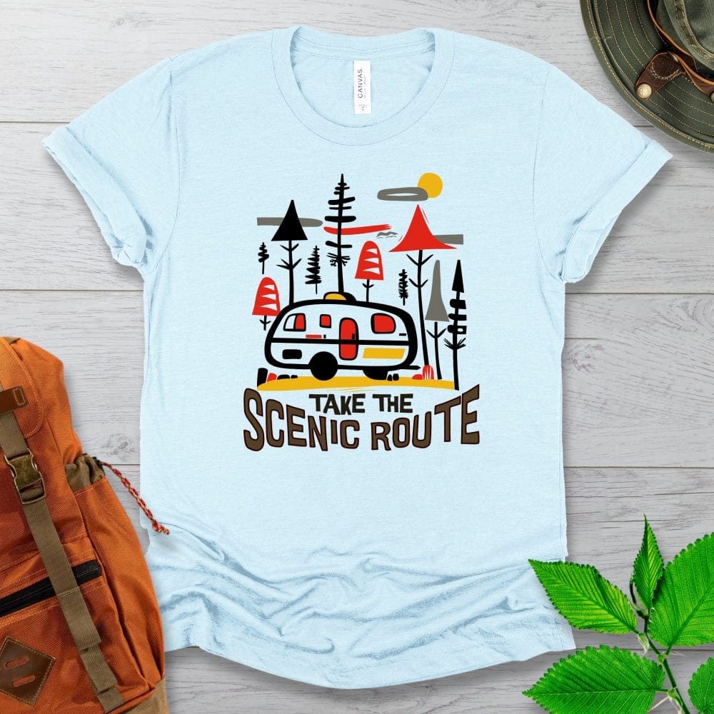 Take the Scenic Route Camper Tshirt