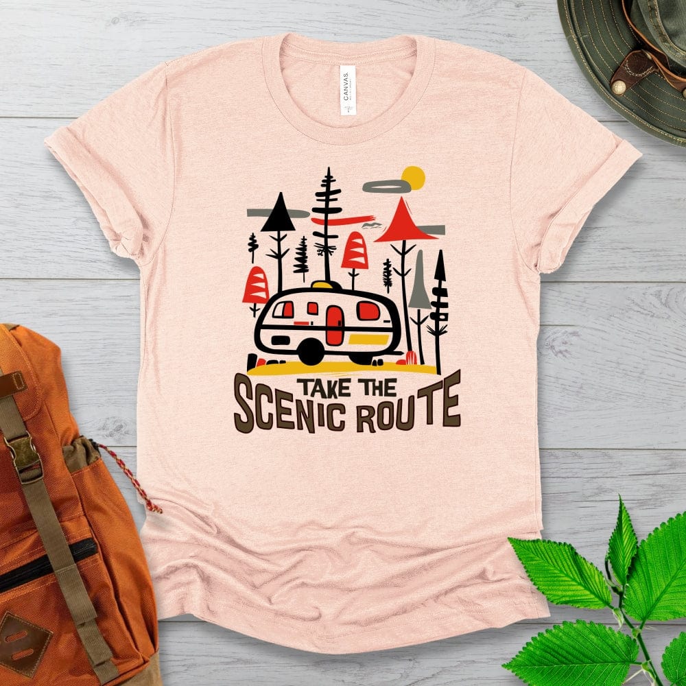 Take the Scenic Route Camper Tshirt