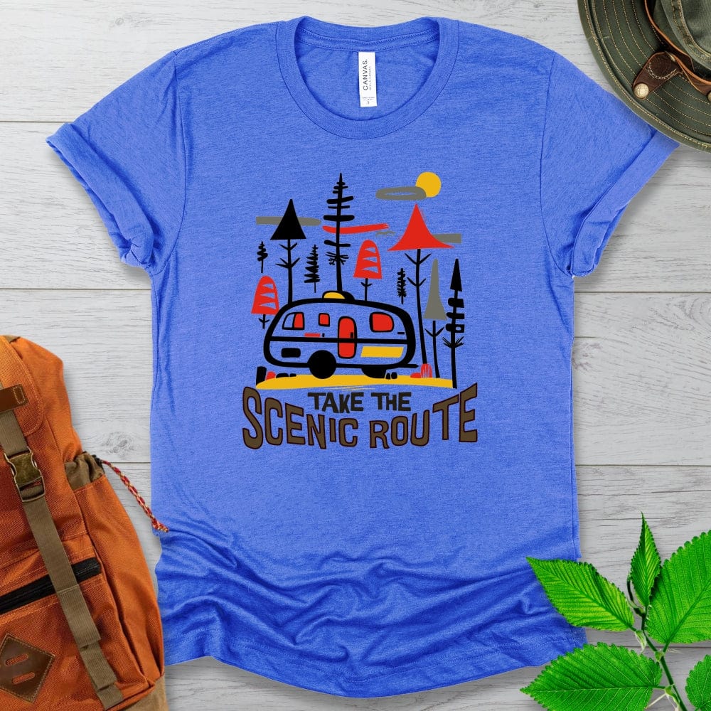 Take the Scenic Route Camper Tshirt