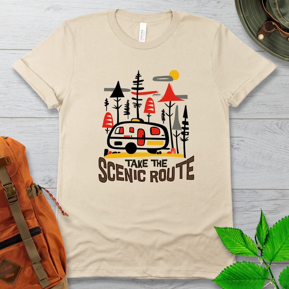 Take the Scenic Route Camper Tshirt