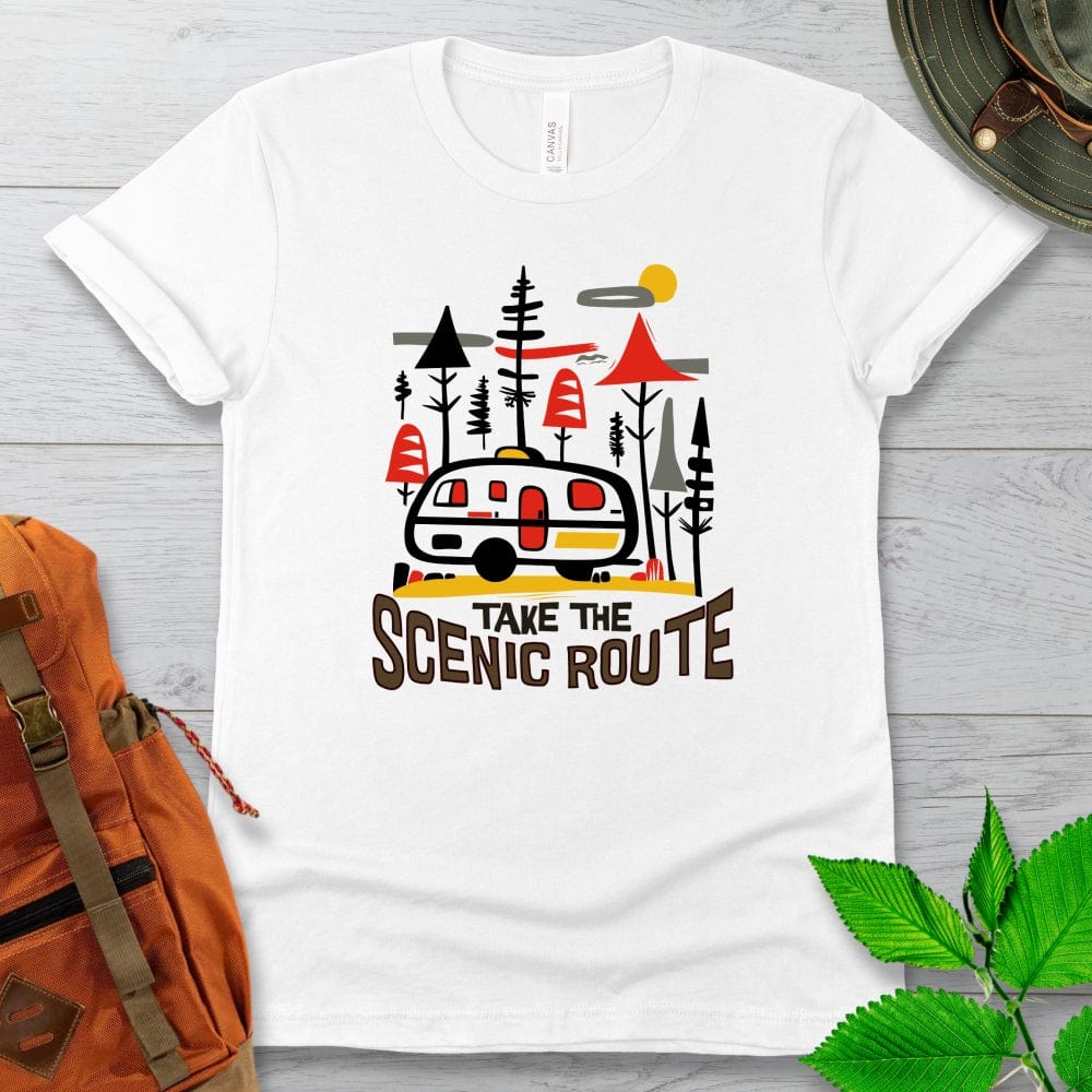 Take the Scenic Route Camper Tshirt