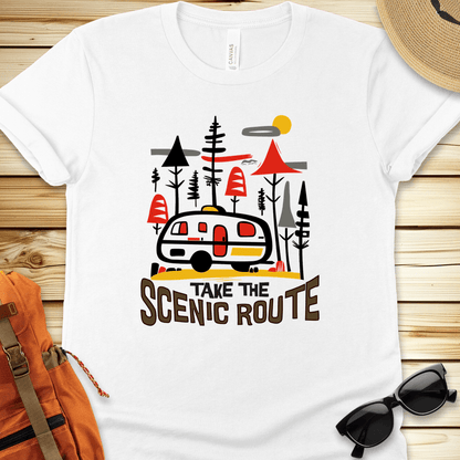 Take the Scenic Route Camper Tshirt