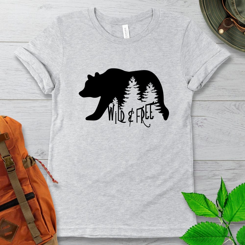 Wild and Free Bear Tshirt