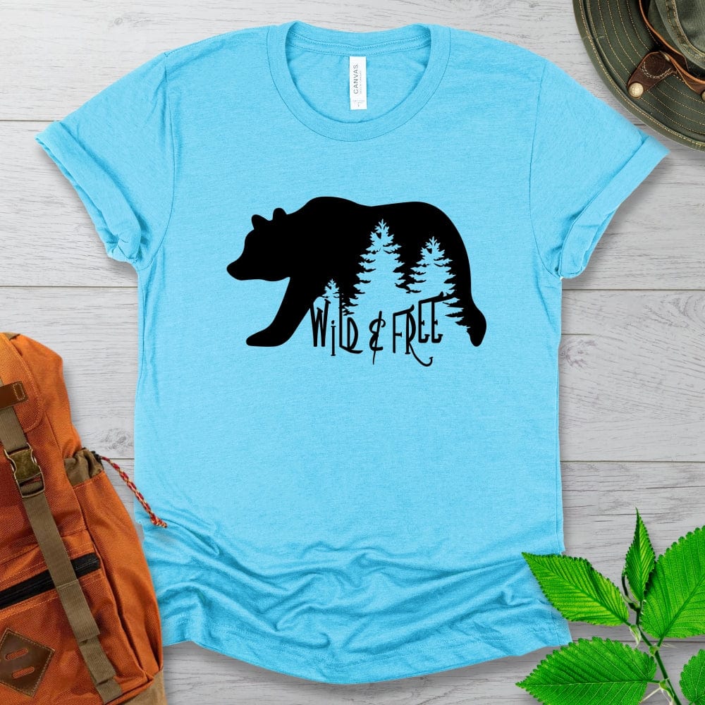 Wild and Free Bear Tshirt