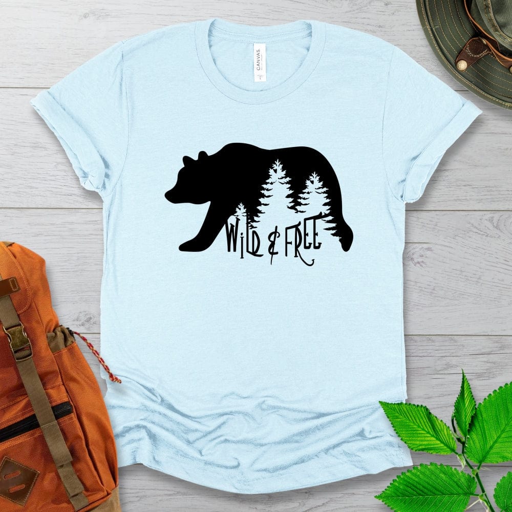 Wild and Free Bear Tshirt