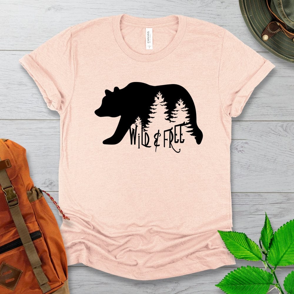 Wild and Free Bear Tshirt