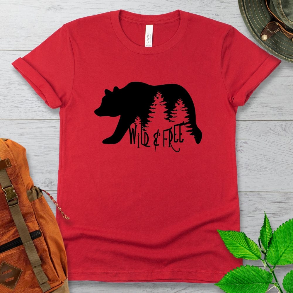 Wild and Free Bear Tshirt