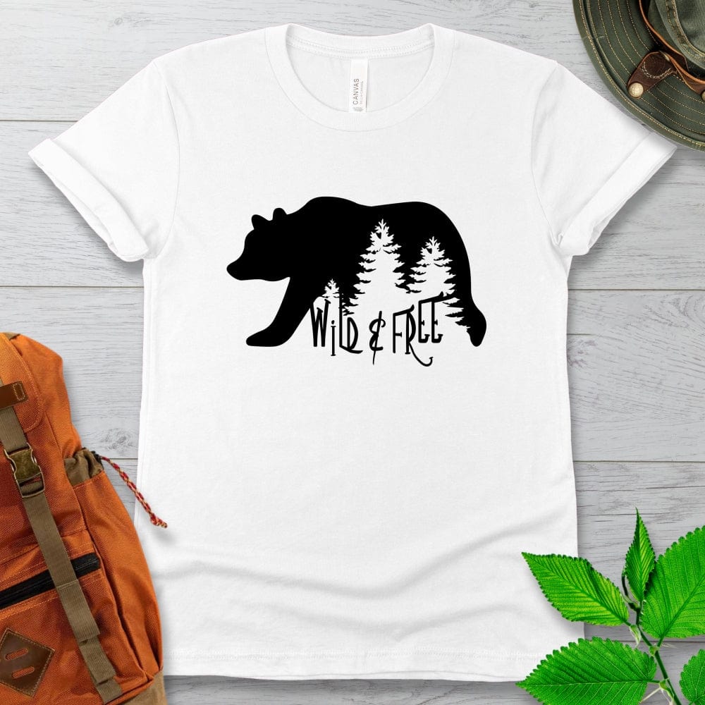 Wild and Free Bear Tshirt