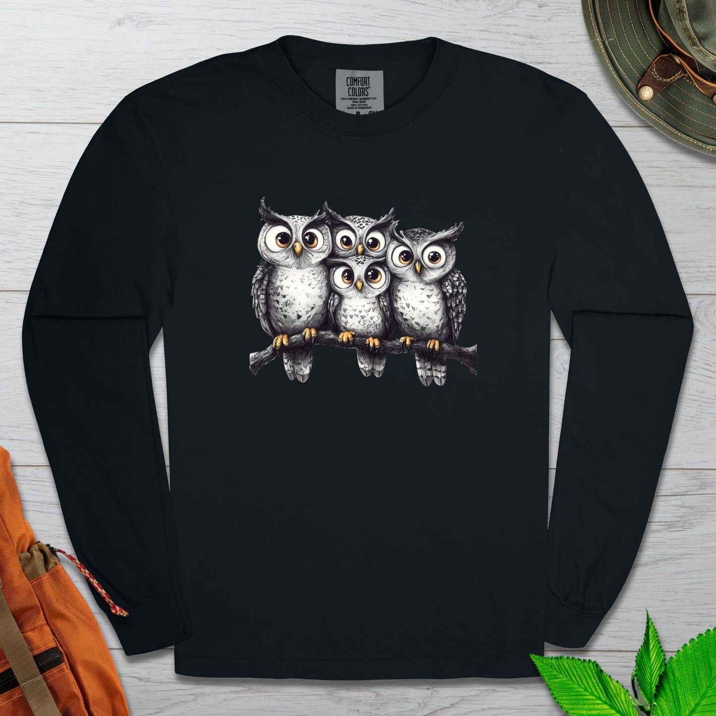 Four Owls Long Sleeve Tshirt