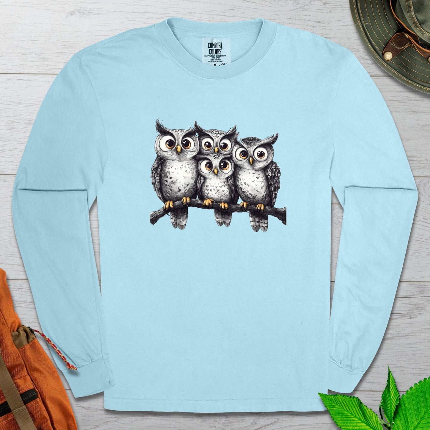 Four Owls Long Sleeve Tshirt