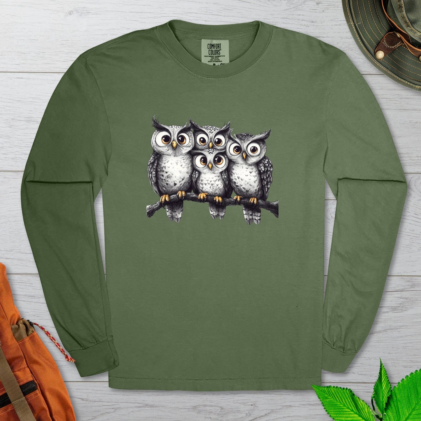 Four Owls Long Sleeve Tshirt