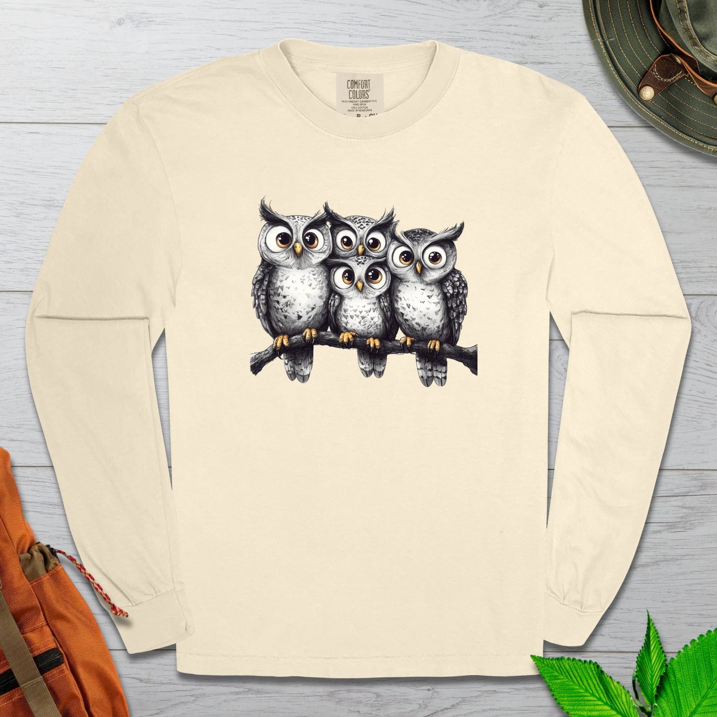 Four Owls Long Sleeve Tshirt