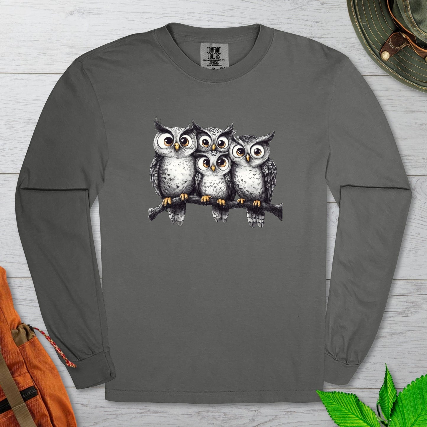 Four Owls Long Sleeve Tshirt