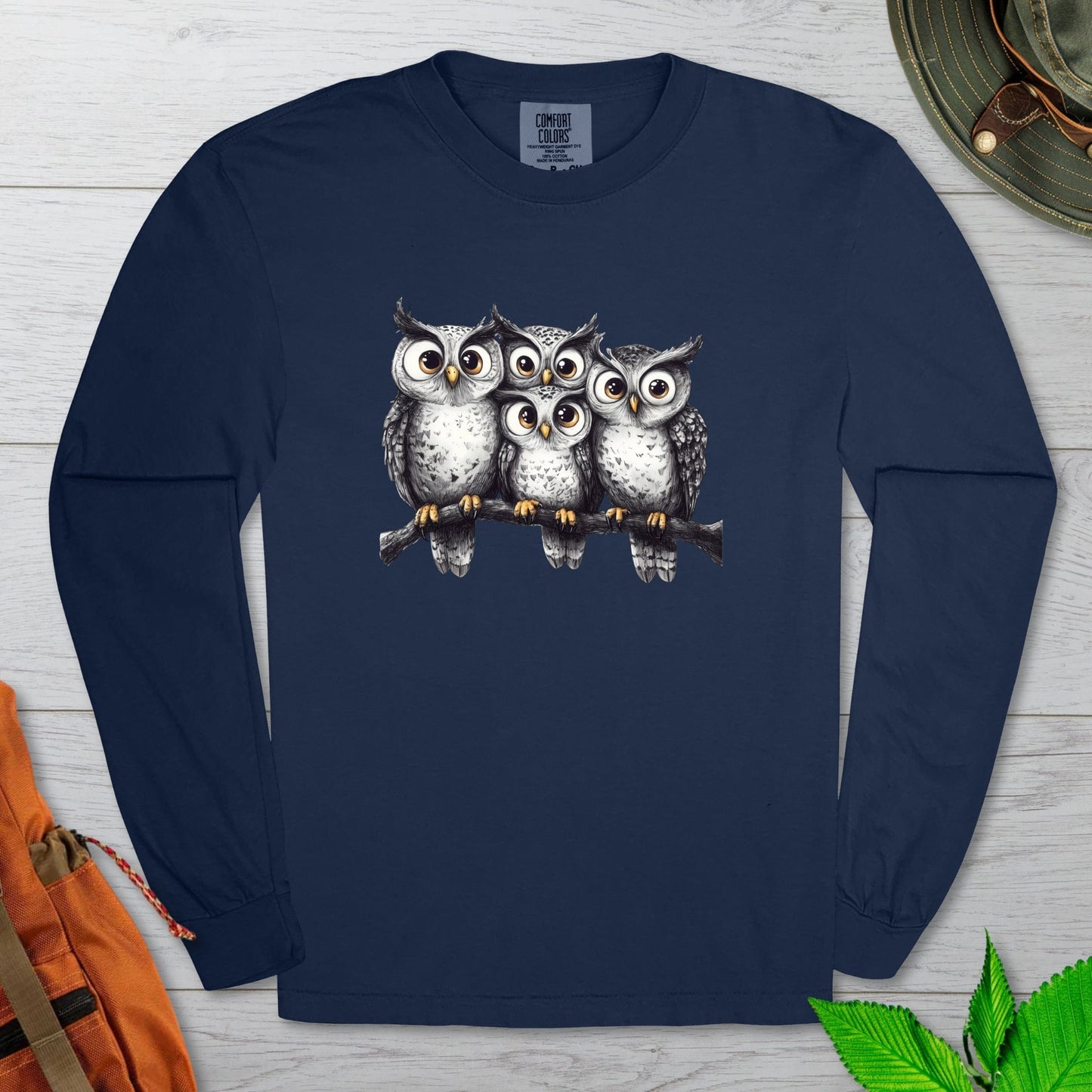 Four Owls Long Sleeve Tshirt