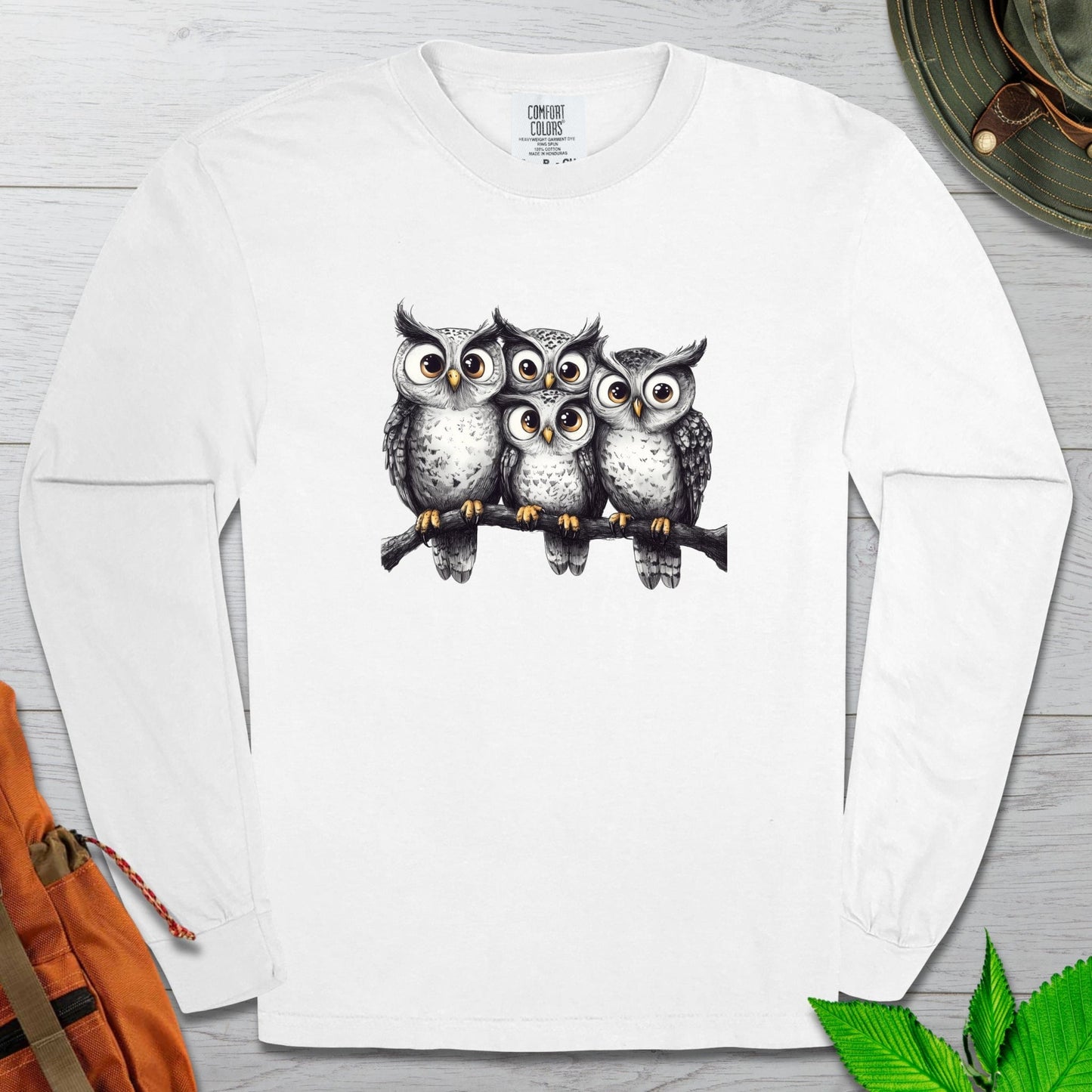 Four Owls Long Sleeve Tshirt