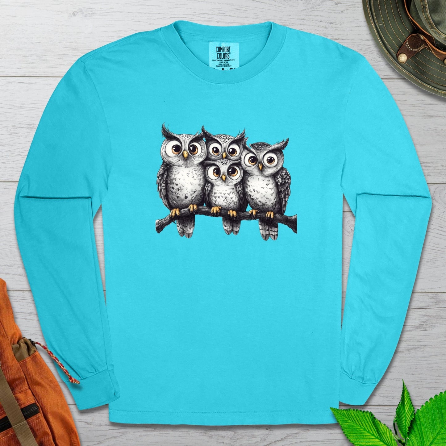 Four Owls Long Sleeve Tshirt