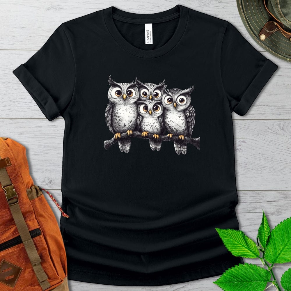 Four Owls Graphic Tshirt