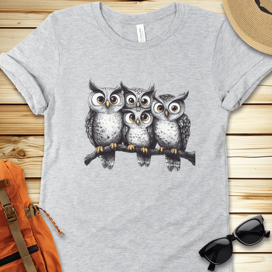 Four Owls Graphic Tshirt